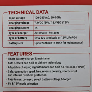 BS BATTERY CHARGER, TENDER/MAINTAINER